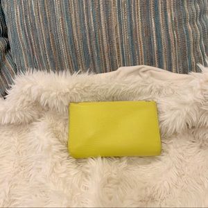[[[SOLD]]]Hermes lemon yellow 🍋 cosmetic pouch